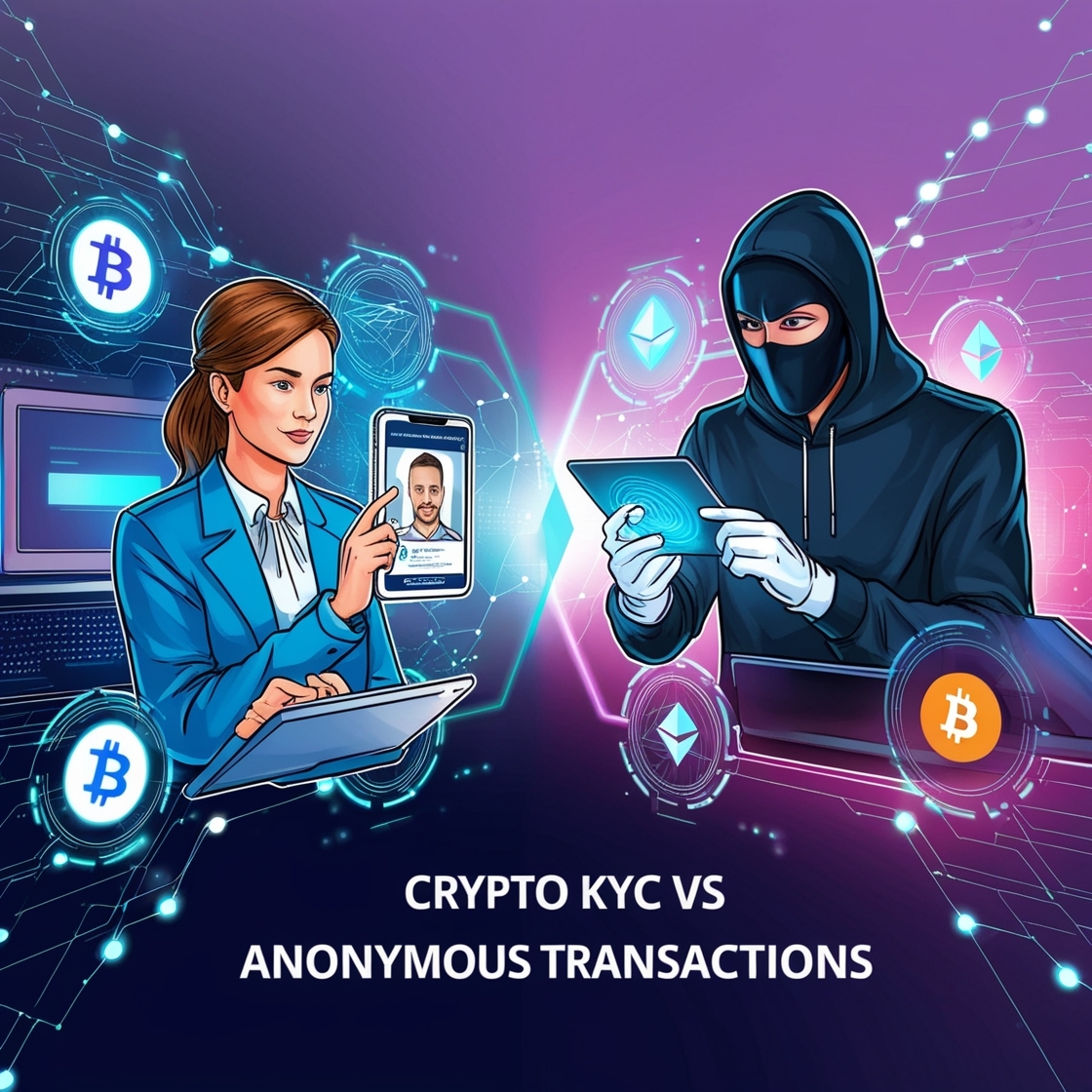 Crypto-KYC-vs-Anonymous-Transactions-The-Battle-Between-Regulation-and-Privacy
